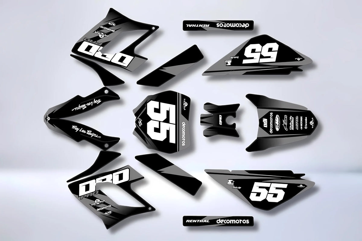 Dekor-Kit DERBI DRD RACING 2004-2009 - GRAU
