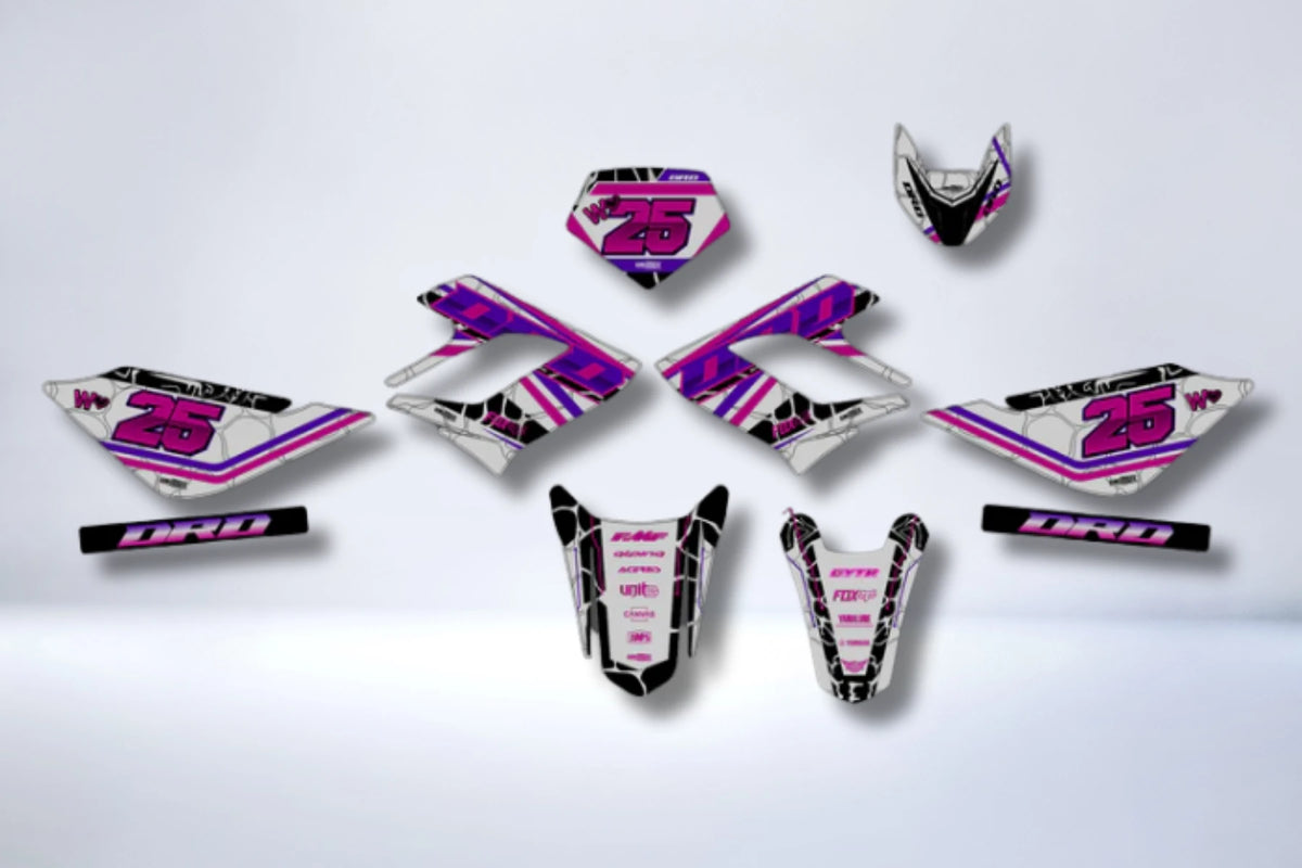 Dekor-Kit DERBI DRD RACING 2004-2009 - ONYXA