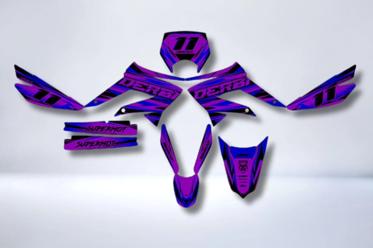 kit gráfico DERBI X-TREME / RACING 2011-2017 - SKORCH