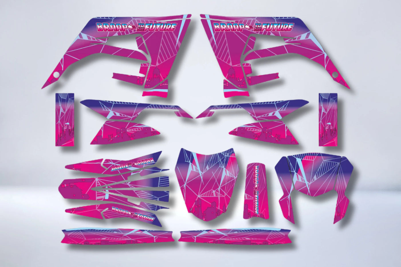 kit grafiche DERBI X-TREME / RACING 2018-2024 - BRAAP