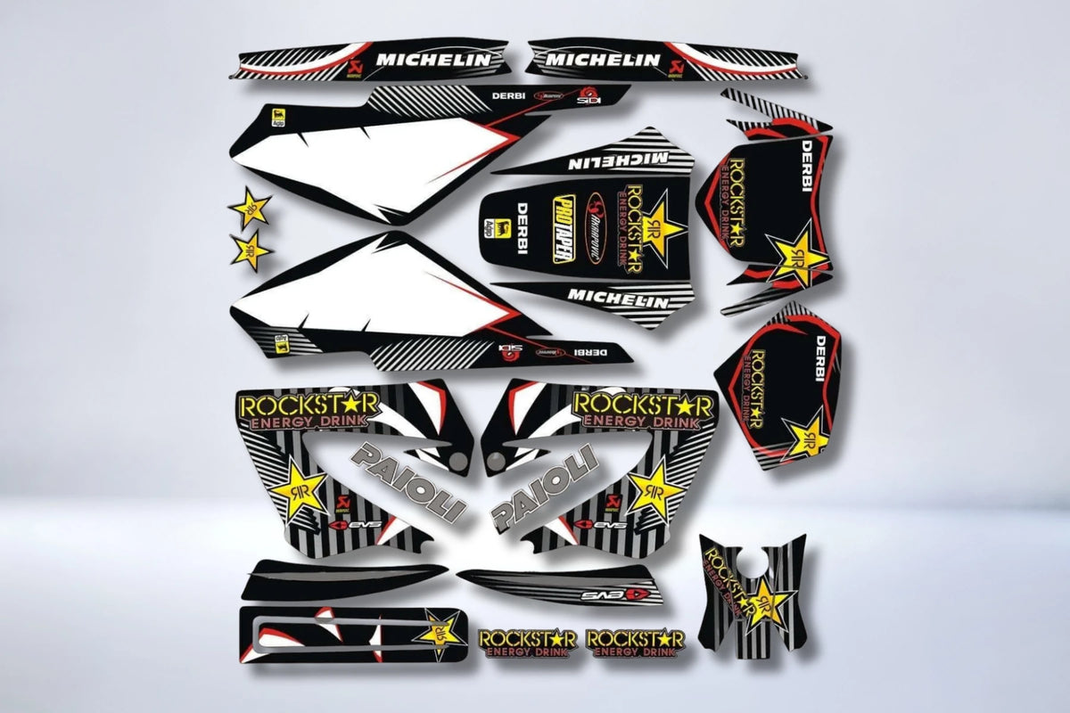 kit grafiche DERBI XTREME XRACE AVANT 2011 - CLASSIC ROCKSTAR #2