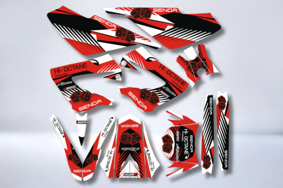 Dekor-Kit DERBI XTREME XRACE VOR 2011 - WÜRFEL