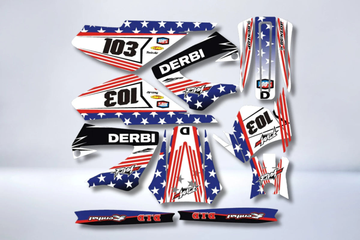 Kit Déco DERBI XTREME XRACE AVANT 2011 - US