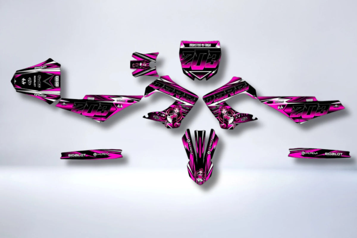 graphics kit DERBI fairings Victoria Bull Tun'R - ZYNTHAX