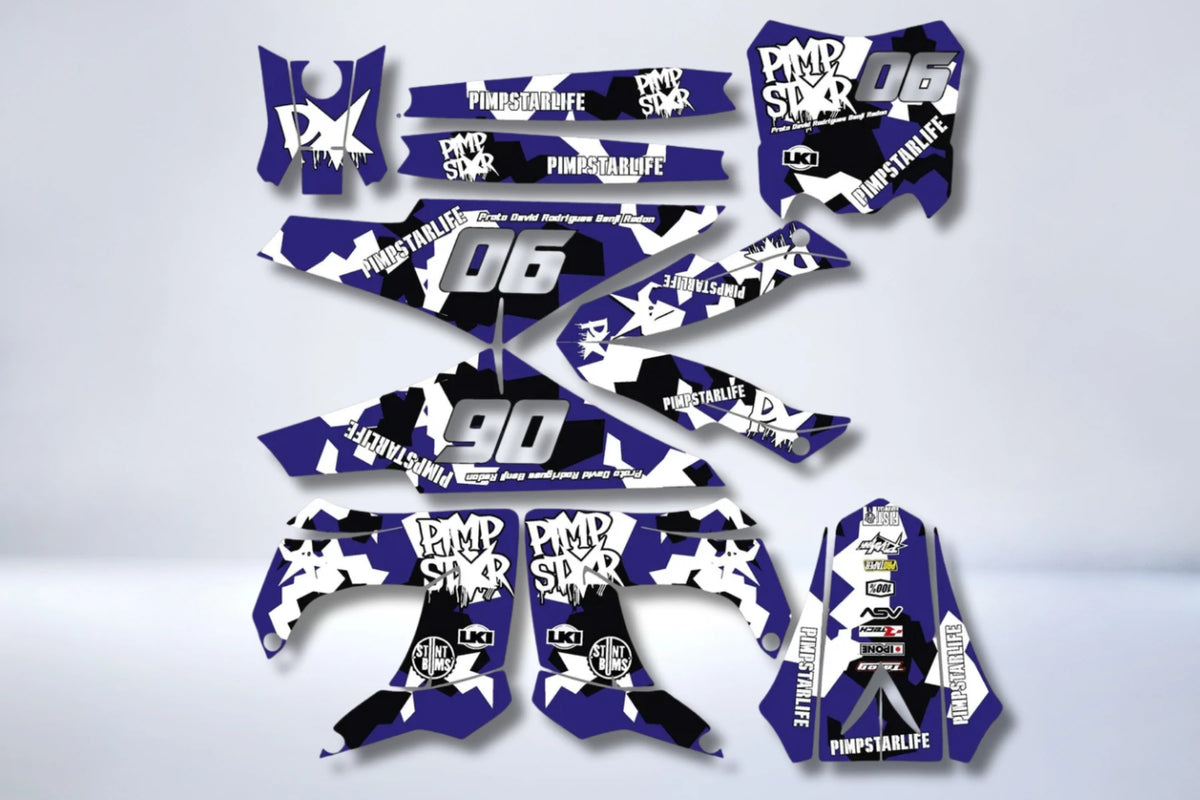 DERBI Victoria Bull Tun'R PIMPSTAR fairing decoration kit