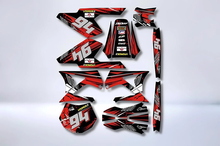 Kit Déco GILERA SMT / RCR AVANT 2011 - RED
