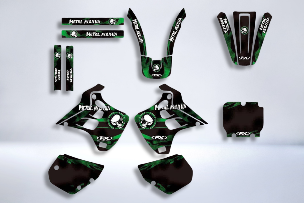 Deco Kit KAWASAKI KX 125 1990-1991 METAL MULISHA