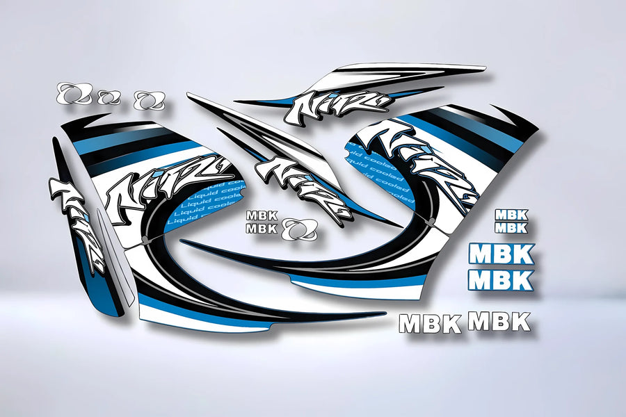 Kit Déco MBK NITRO 2010 - BLEU