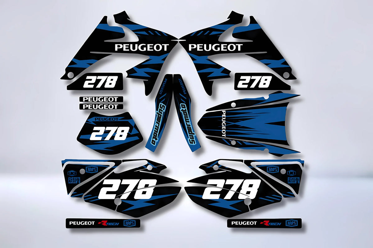 Kit Déco PEUGEOT XPS 2006-2012 - BLACK BLUE