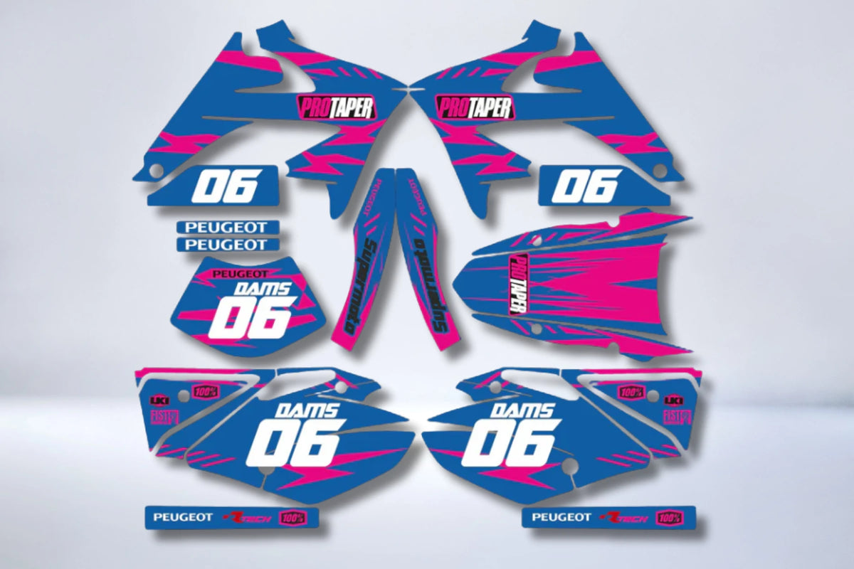 Kit Déco PEUGEOT XPS - BLUE PINK