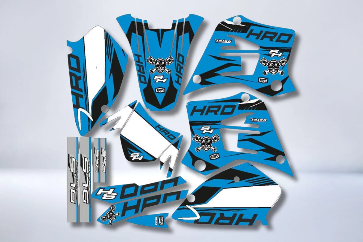 SHERCO HRD 50cc 1998-2005 graphics kit BLUE
