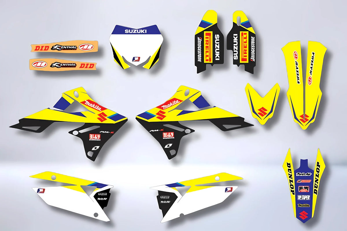Kit autocolantes SUZUKI RM-Z 450 2018-2025 & RM-Z 250 2019-2025 - ORIGINAL