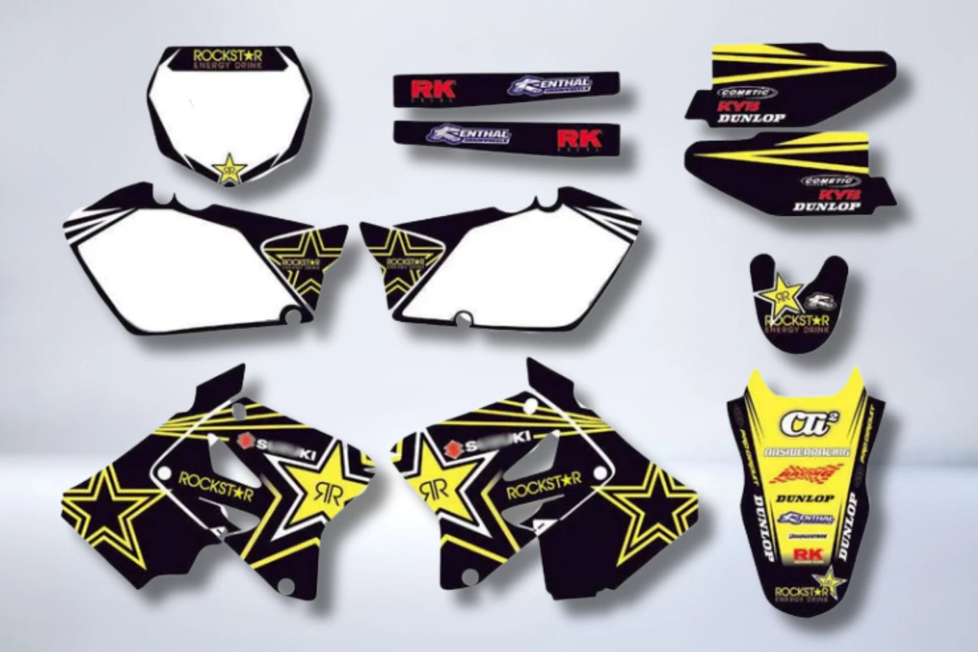 Kit Déco SUZUKI RM 125-250 2001-2012 - ROCKSTAR #6