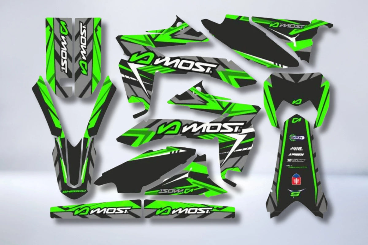 Kit Déco Sherco SE-R / SM-R 50cc - GREEN