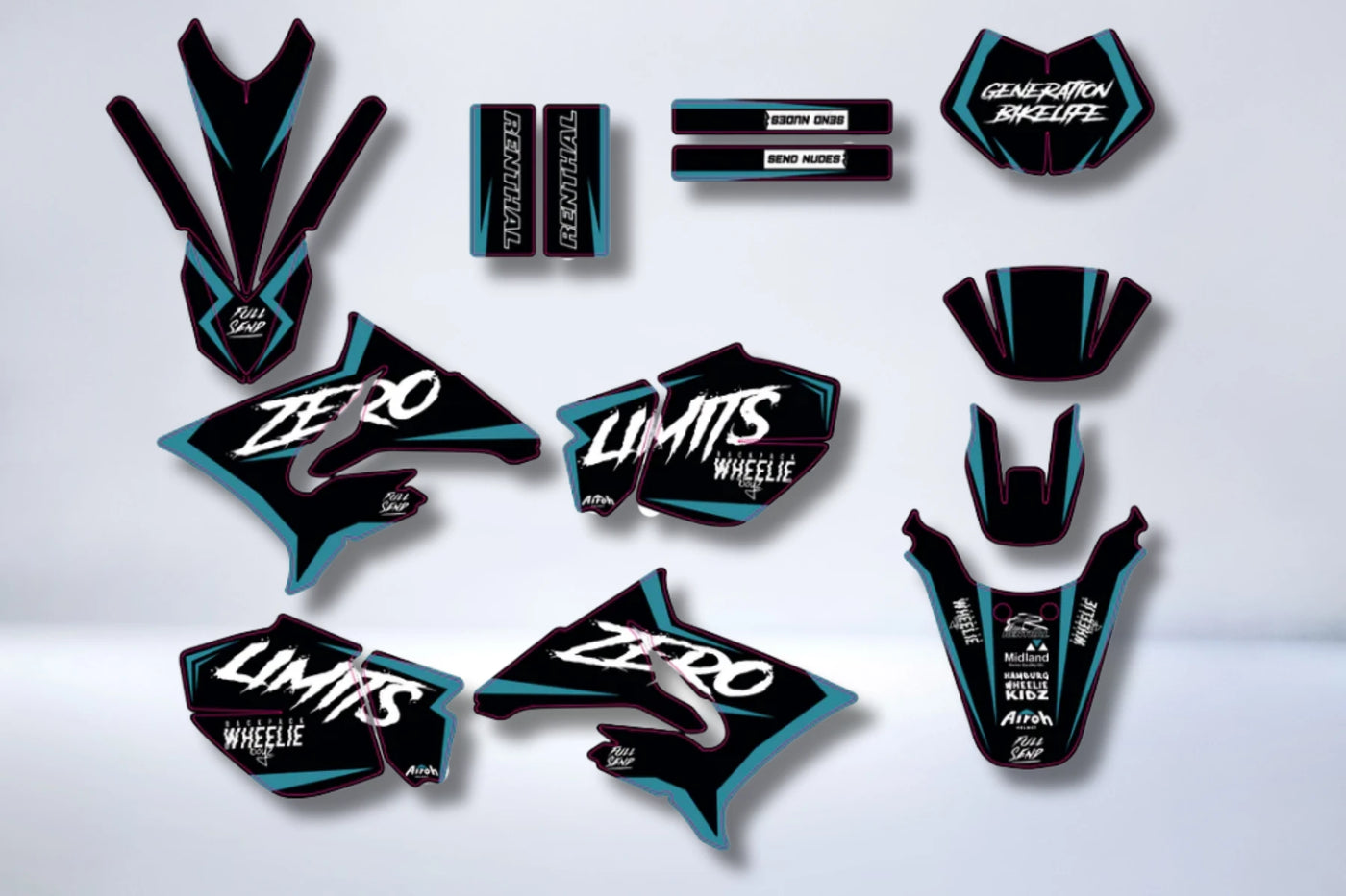 Kit Déco Yamaha DT 50 2003-2020 -ZERO LIMITS