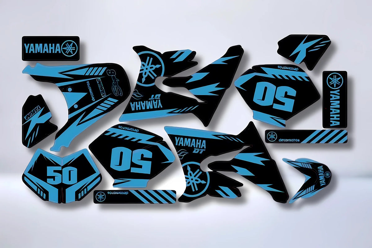 Graphics kit Yamaha DT 50 2003-2020 - FACTORY BLUE