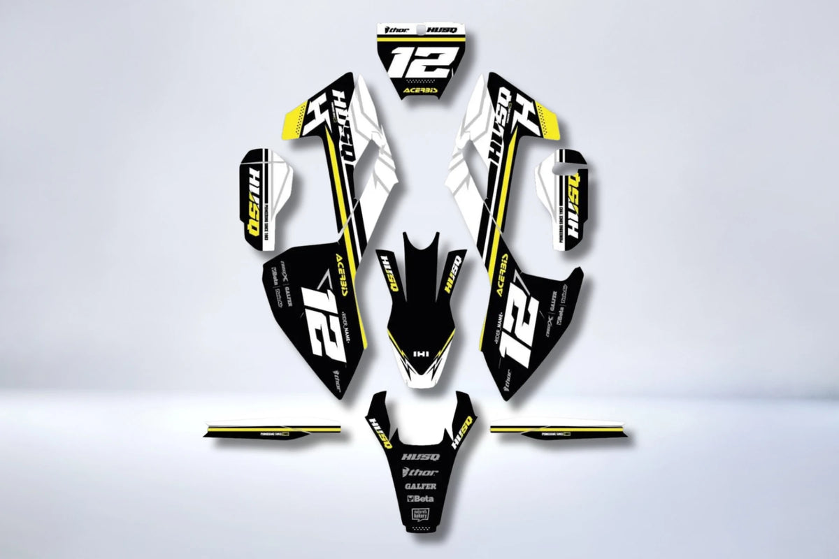 Kit déco HUSQVARNA TE/TC/FE/FC/FX/SMS/WR/CR - Isis