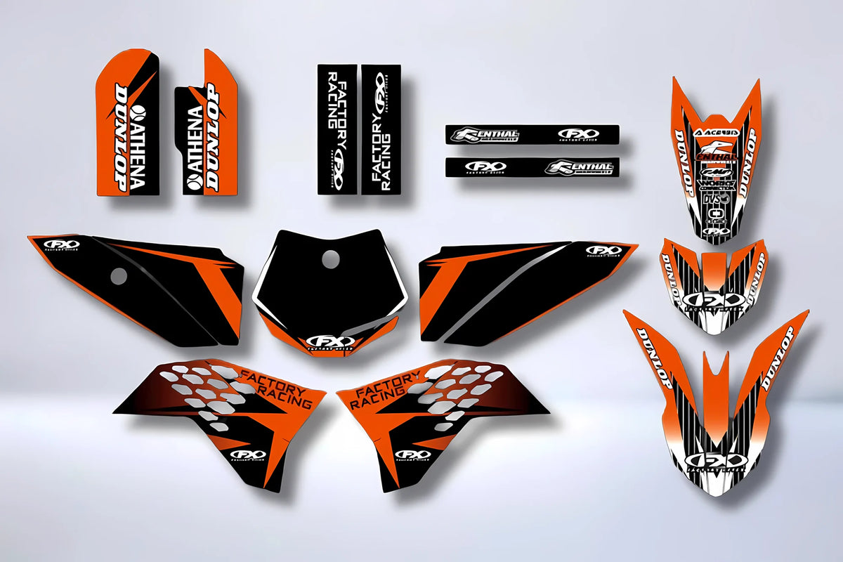 Kit autocolantes KTM SX 50 2009-2015 - FACTORY RACING
