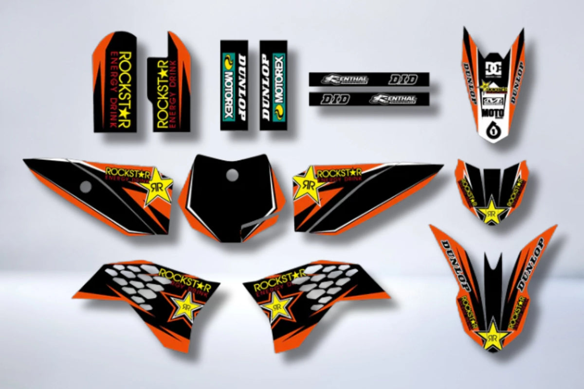 kit grafiche KTM SX 50 2009-2015 - ROCKSTAR