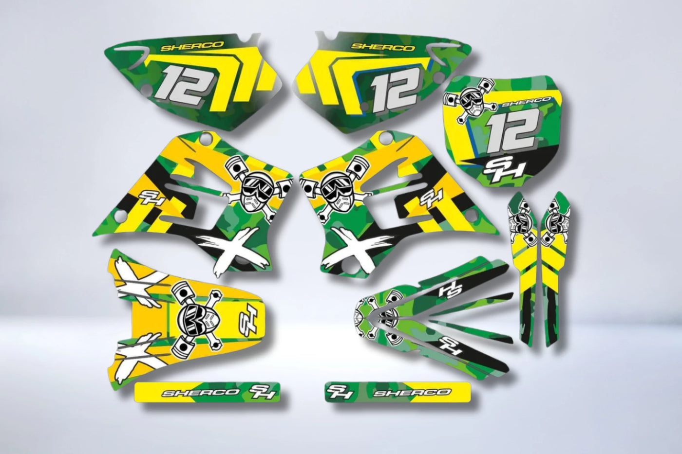 Dekor-Kit SHERCO HRD 50cc 1998-2005 MULTI V2