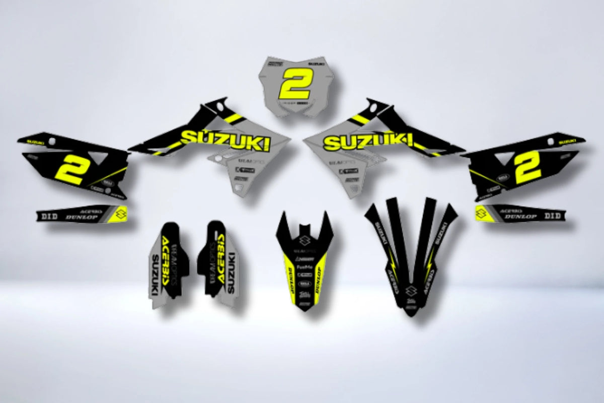 graphics kit SUZUKI RM-Z 450 2018-2025 & RM-Z 250 2019-2023 - RIPCLAW