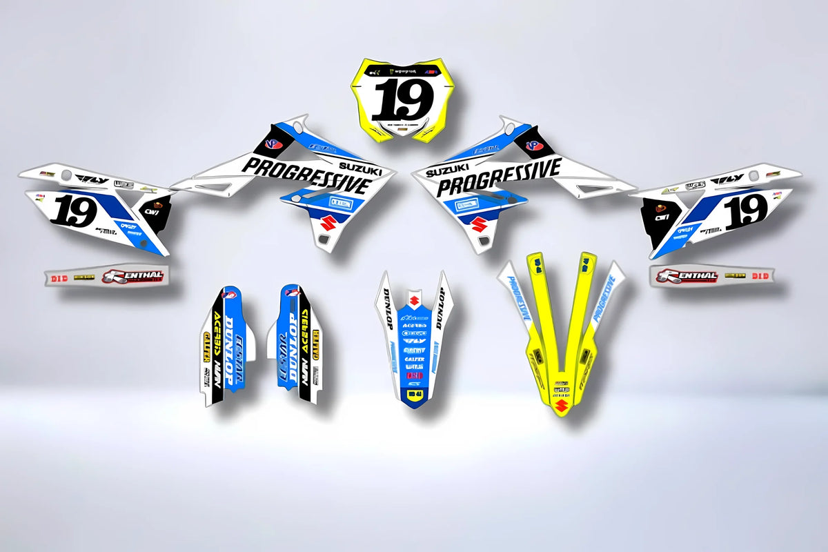 Graphics kit SUZUKI RM-Z 450 2018-2025 & RM-Z 250 2019-2025 - THRYVEX