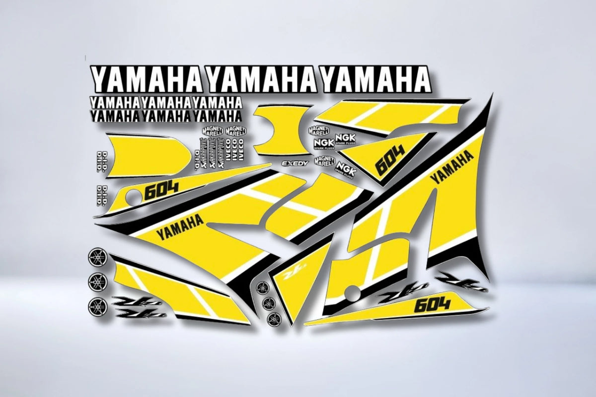 Dekor-Kit YAMAHA TZR nach 2002 (2012) - ANNIVERSARY YELLOW
