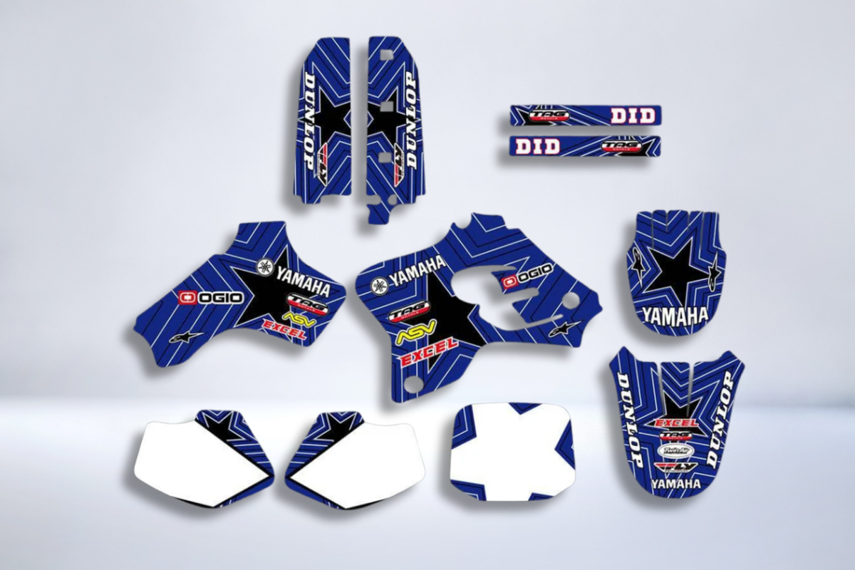 Kit déco YAMAHA YZ 80 1993-2001 - WHITE LINE