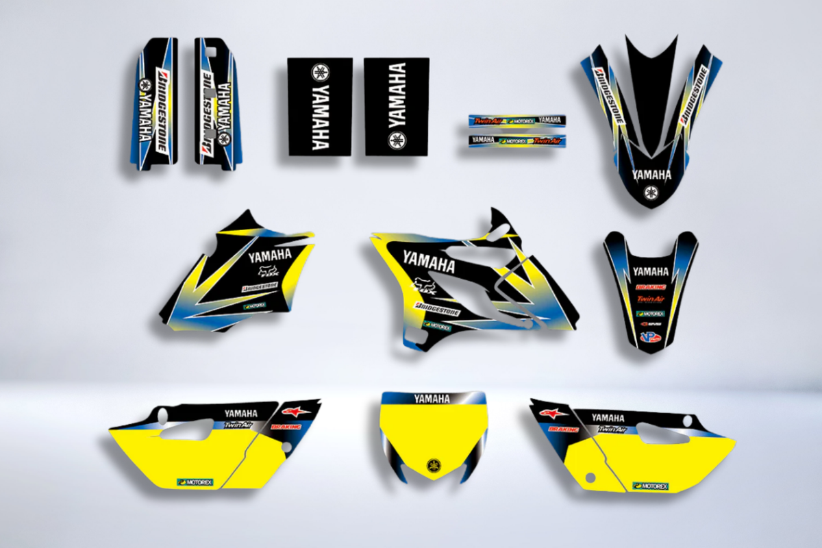 Dekor-Kit Yamaha YZ 85 2015-2021 - BLAU GELB