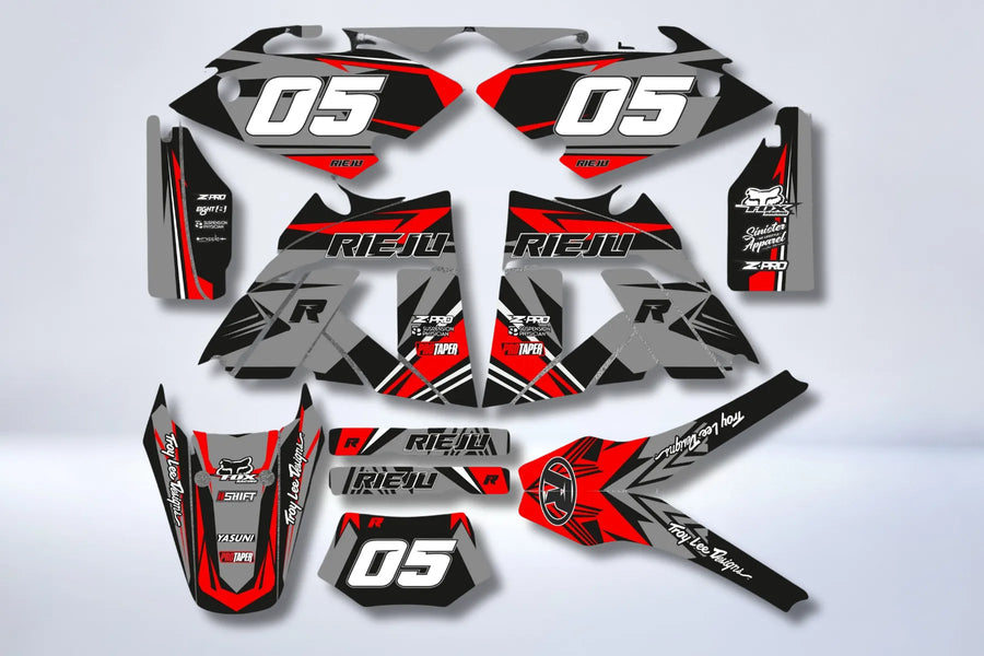Kit Déco RIEJU SMX / MRX - GREY RED