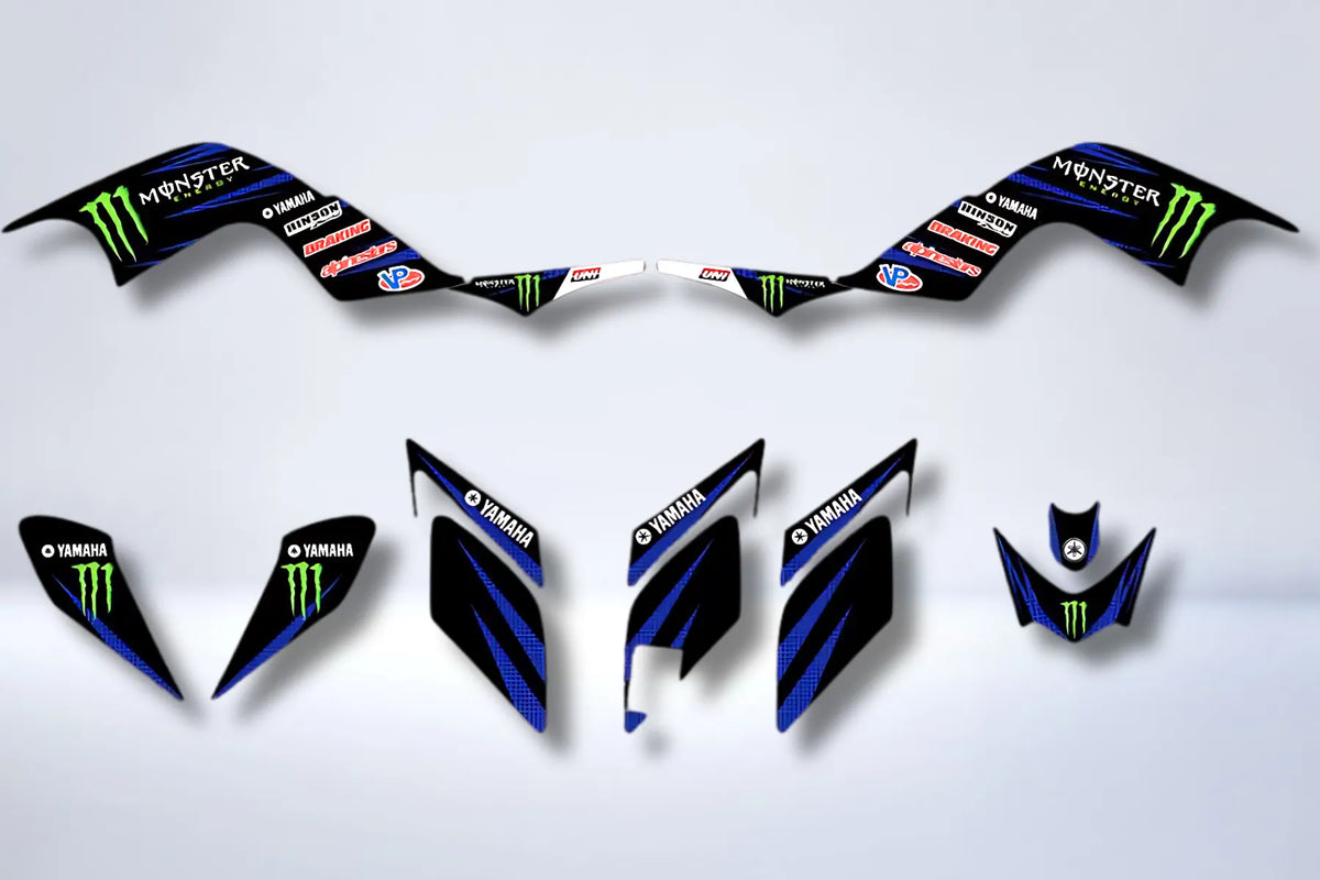 Kit déco Yamaha YFM 700 RAPTOR 2006-2012 - MONSTER