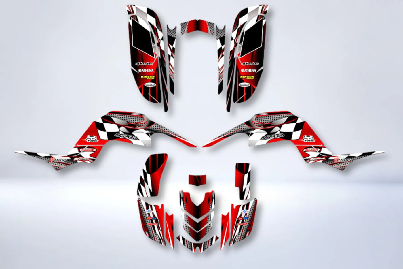 kit grafiche Yamaha YFM 660 RAPTOR - DAMIER
