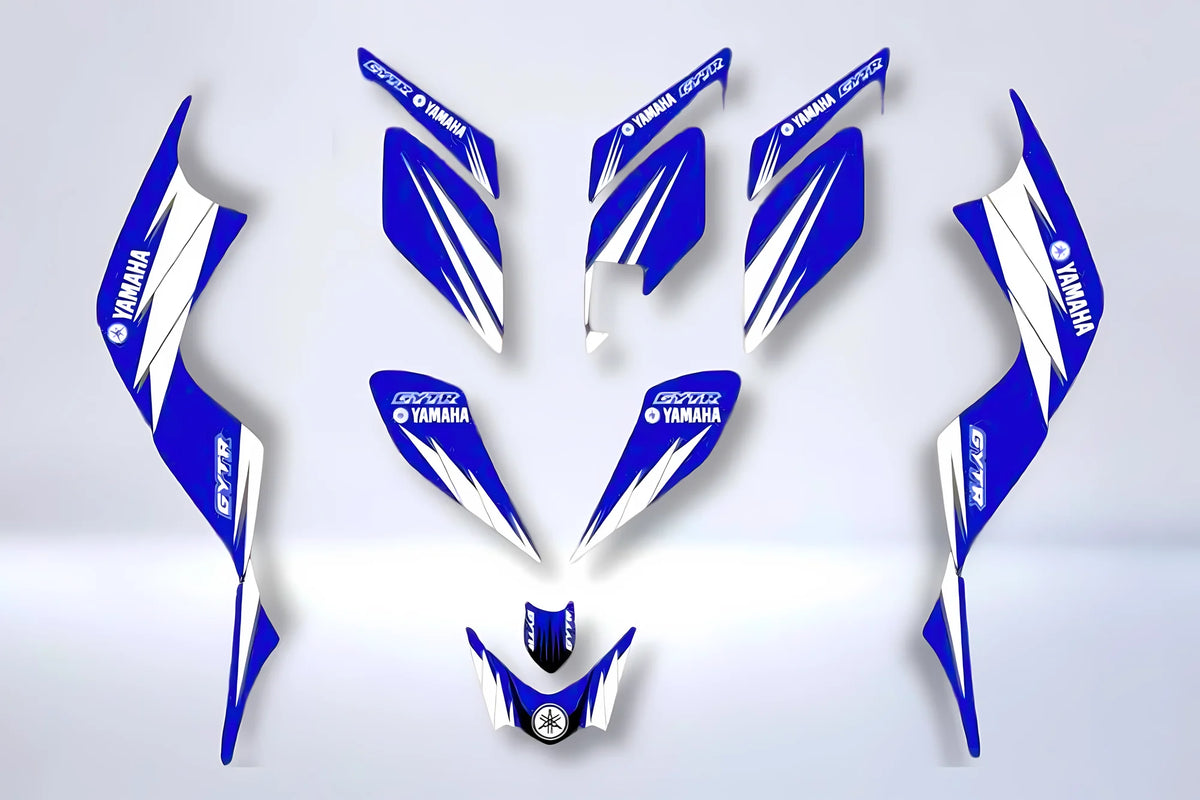 Graphics kit Yamaha YFM 700 RAPTOR 2006-2012 - CLASSIC BLUE 2