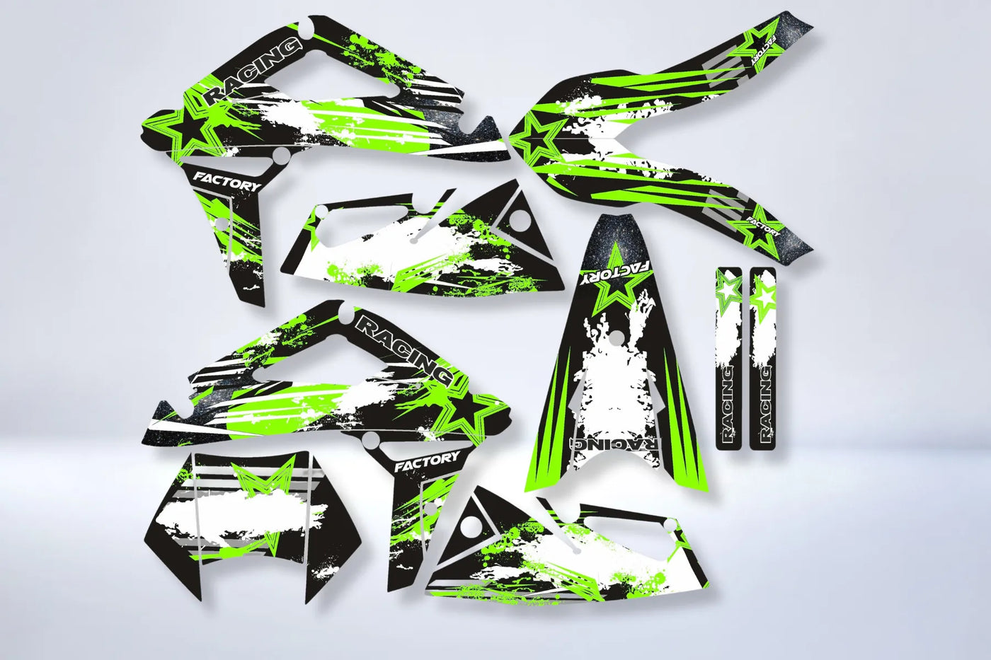 Kit Dekoration Peugeot XP7 - GRÜN
