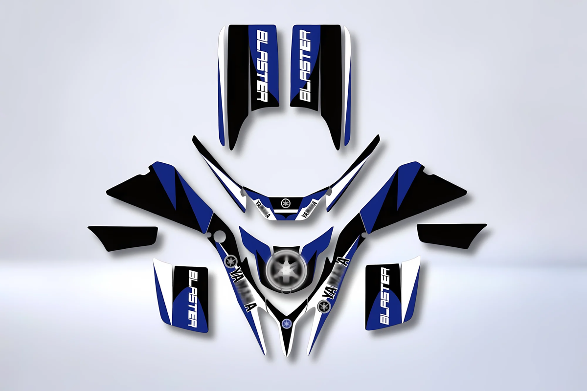 Kit Déco YAMAHA 200 Blaster - BLUE ORIGINAL