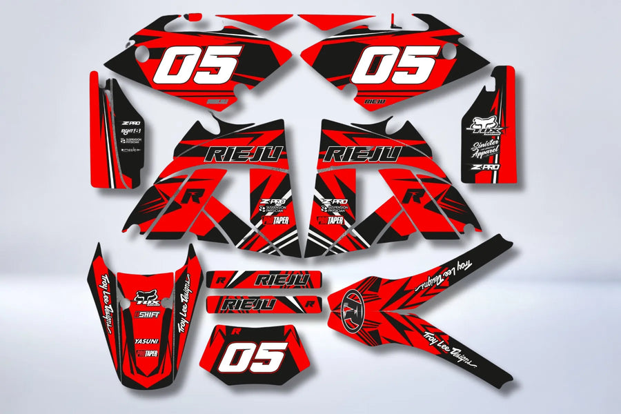 Kit autocolantes RIEJU SMX / MRX - RED