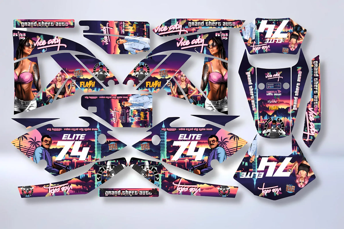 Kit de adhesivos RIEJU SMX / MRX - VICE CITY