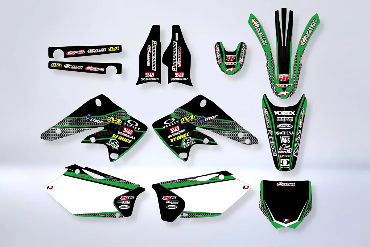 Graphics kit VORTEX - KAWASAKI KXF 250 2004-2005