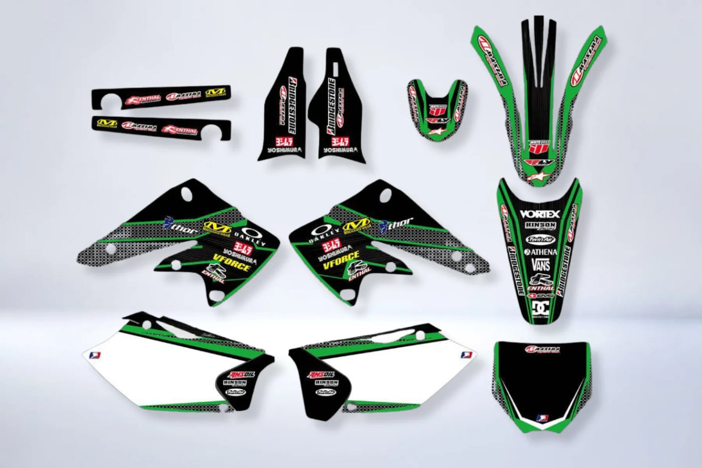 Kit Déco VORTEX - KAWASAKI KXF 250 2004-2005