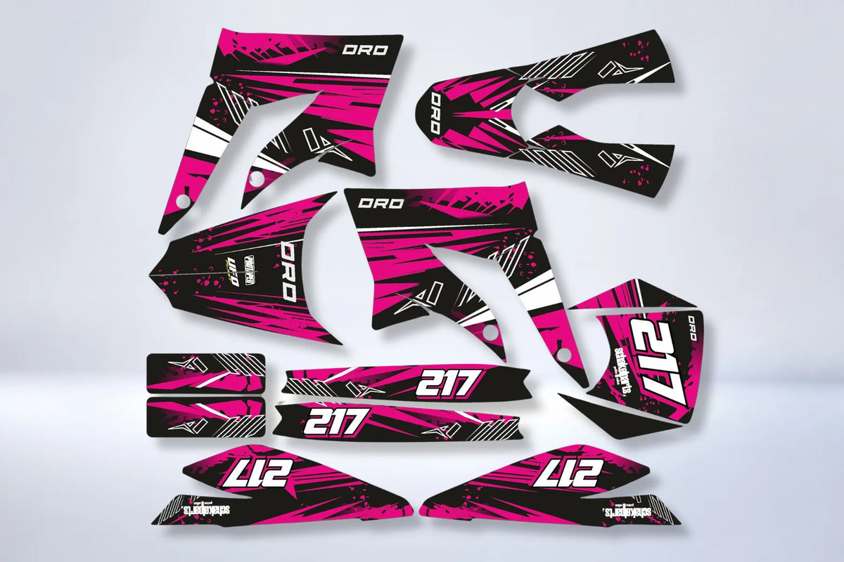 graphics kit DERBI X-TREME / RACING 2011-2017 - PINK