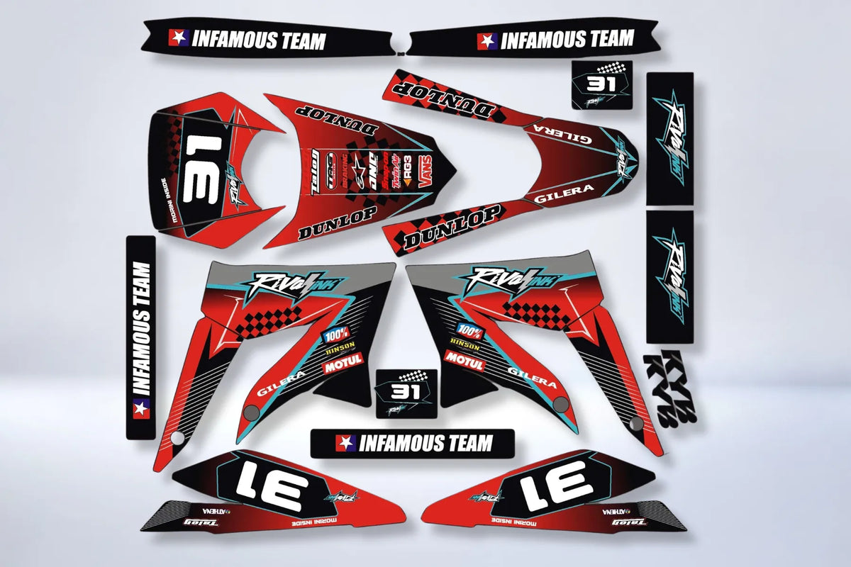 Kit Deco DERBI X-TREME / RACING 2011-2017 - TEAM