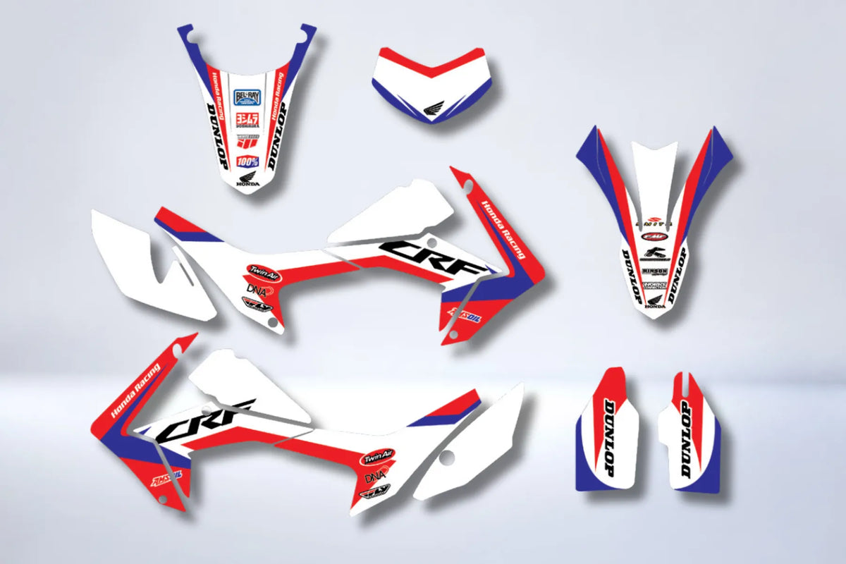 kit gráfico HONDA CRF 250 L 2012-2018 - BLANCO