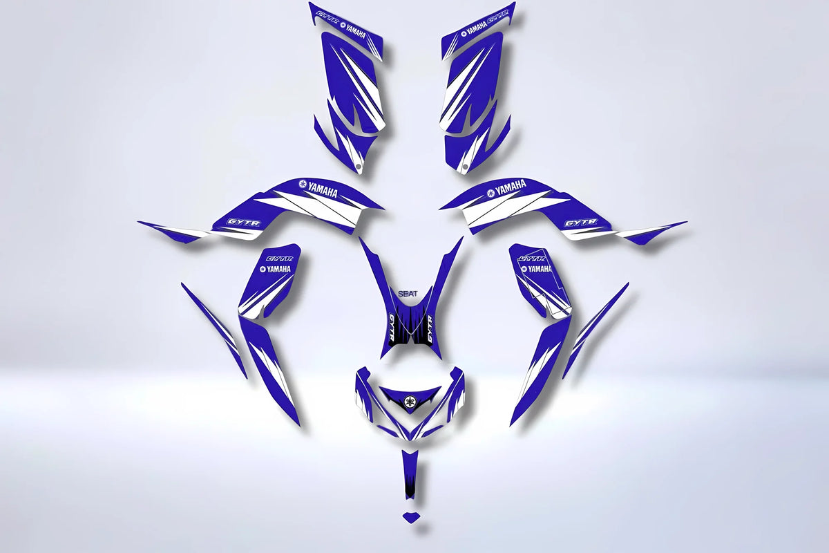 Graphics kit Yamaha YFM 700 RAPTOR 2013-2025 - ORIGINAL BLUE