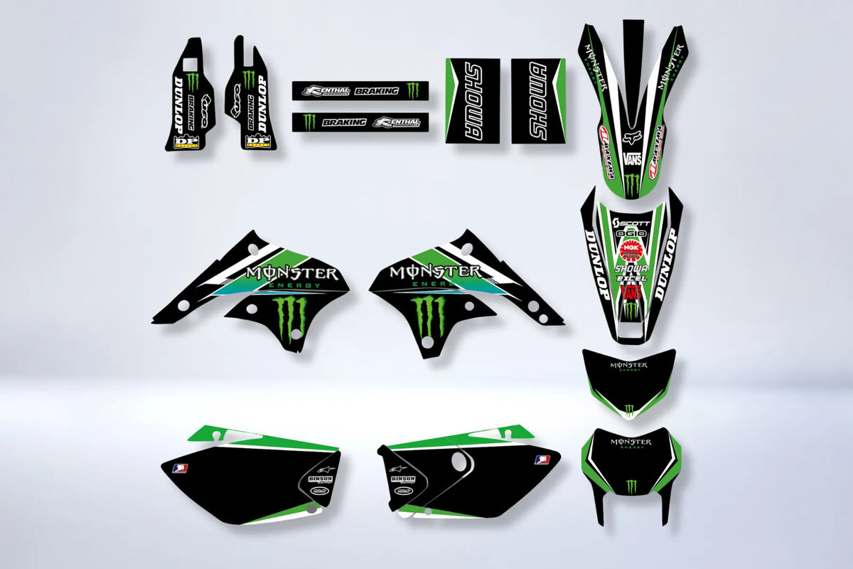 Kit Déco MONSTER #4 - KAWASAKI KLX 450 2008-2018