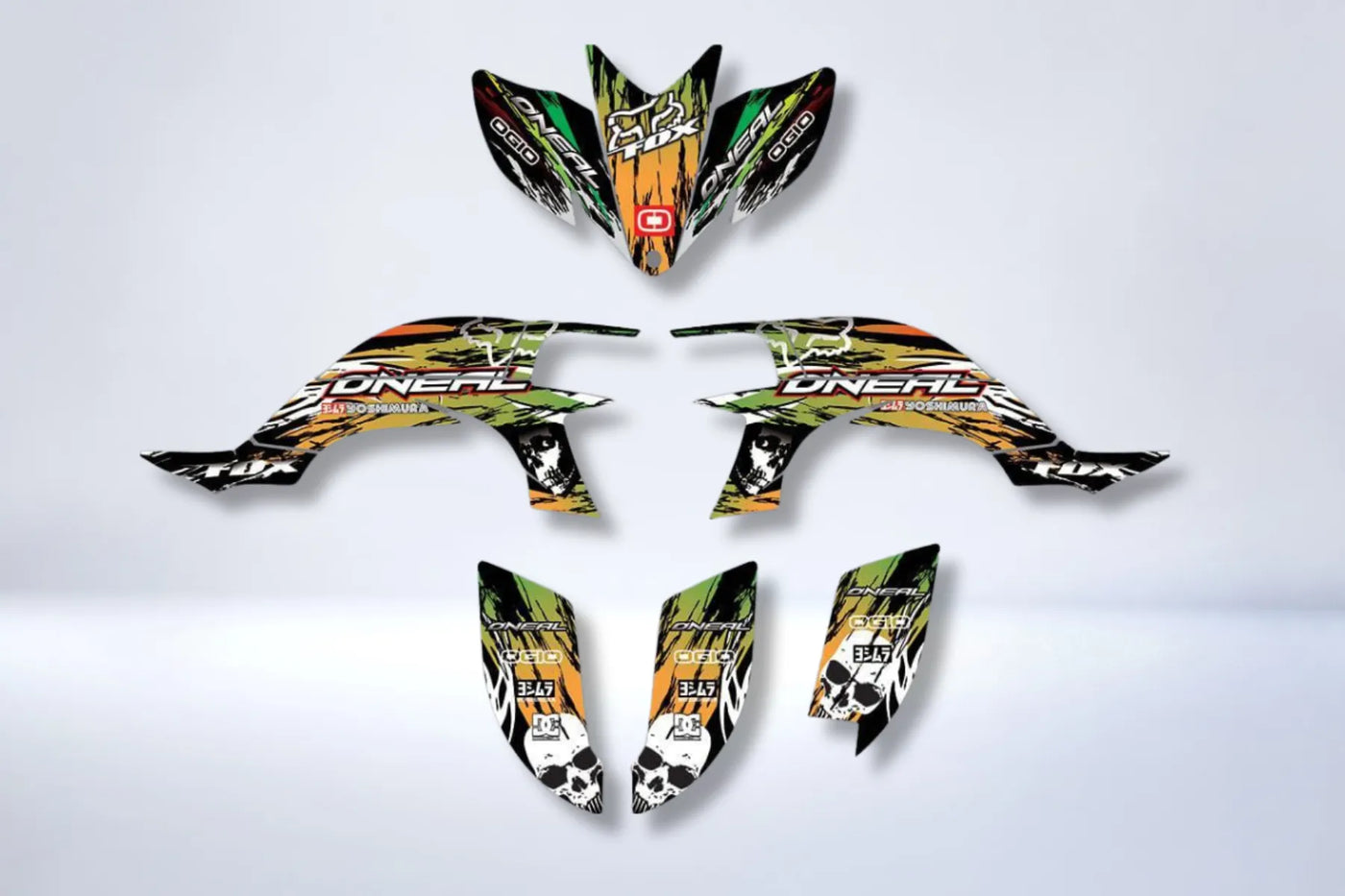 Kit déco Yamaha YFZ 450 R RAPTOR 2004-2008 - ONEAL #2
