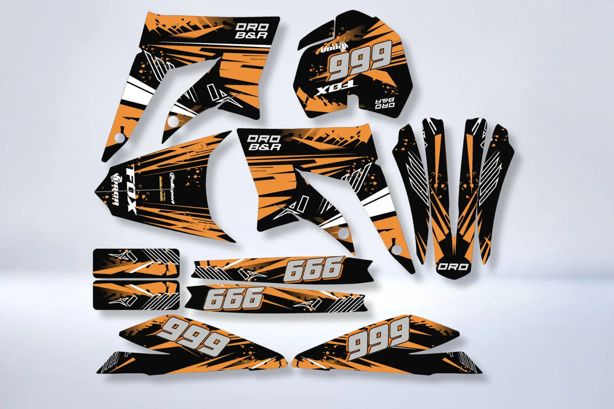 graphics kit DERBI X-TREME / RACING 2011-2017 - SUN
