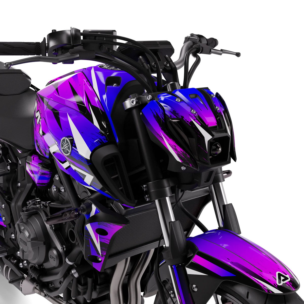 Kit Déco Yamaha MT 125 / MT 03 / MT 07 / MT 09 / MT 10 Semi-Personnalisé - PURPLE