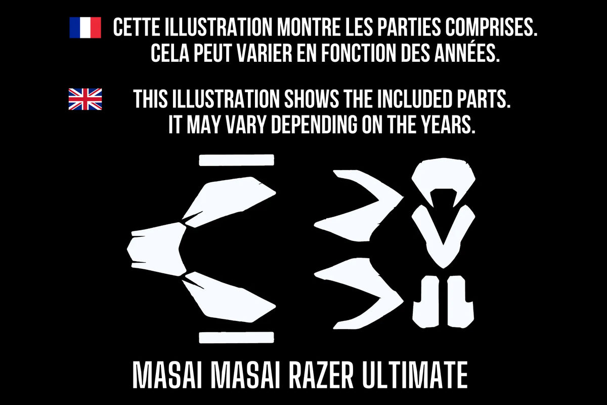 Kit Deco MASAI MASAI RAZER ULTIMATE 100% personalizado