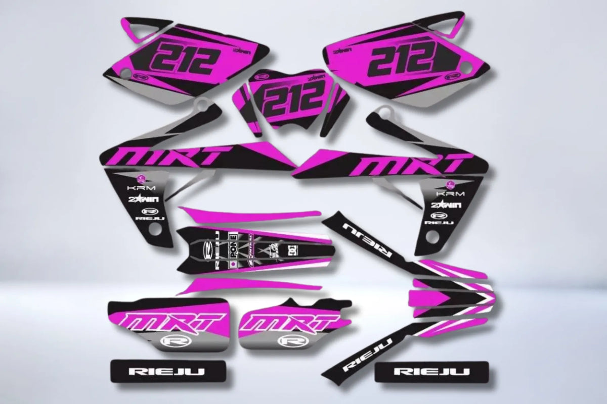 Kit de decoración RIEJU MRT 2009-2021 - ROSA GRIS