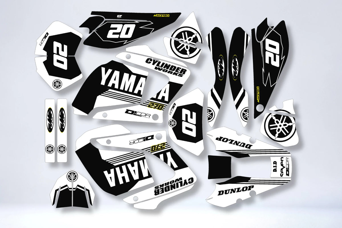 Kit Deco Yamaha DTR DTX 125 2004-2007 - B&W